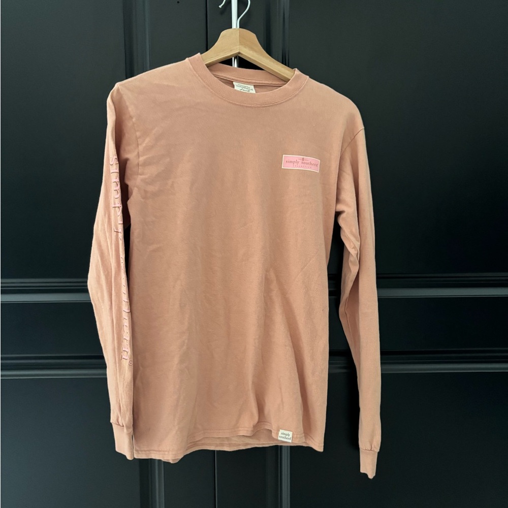 Simply Southern Dusty Rose Long Sleeve Tee